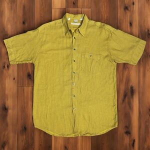 Haupt Vintage Short Sleeve‎ Shirt – Medium, Yellow